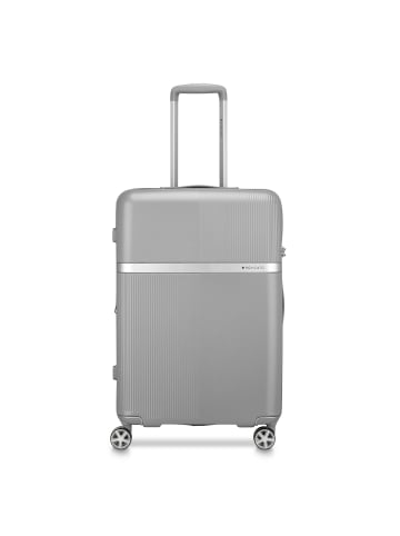 Roncato Airglam 4 Rollen Trolley M 68 cm mit Dehnfalte in grigio perla