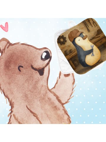 Mr. & Mrs. Panda Kochhandschuhe Wenn Papa es nicht reparieren ka... in Weiß