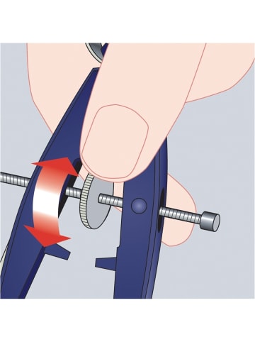 Staedtler Zirkel Geo Master blau/silber