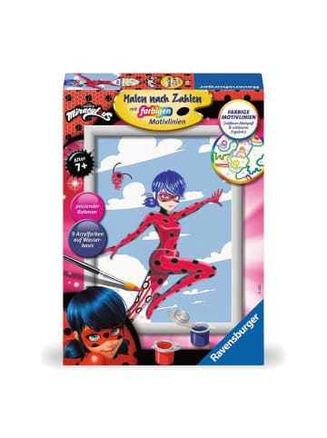 Ravensburger Malprodukte Miraculous Malen nach Zahlen Kinder 7-99 Jahre in bunt