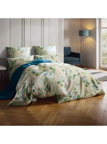 REDBEST Microfaser-Satin, Microfaser Bettwäsche in grün