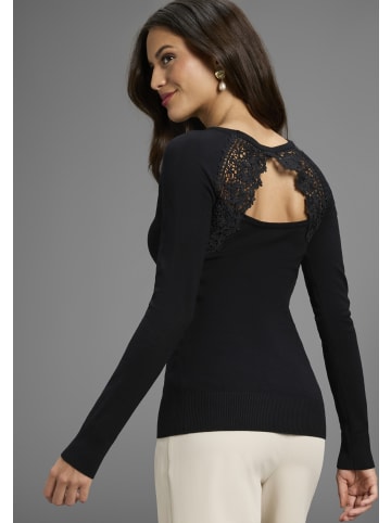 Laura Scott Strickpullover in schwarz