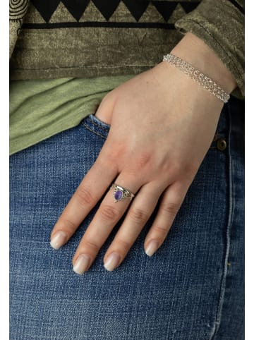 mantraroma 925er Silber - Ringe mit Amethyst