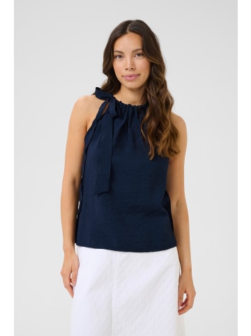 Cream Kurzarm-Bluse CRElora A-shape in Navy Blazer