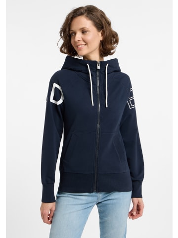 ELBSAND Zip-Jacke mit Kapuze Kinea in Coldwater White