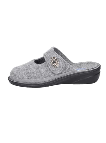 Florett Pantoletten in grau