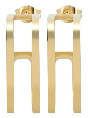 Adeliás Damen Ohrringe aus Edelstahl in gold