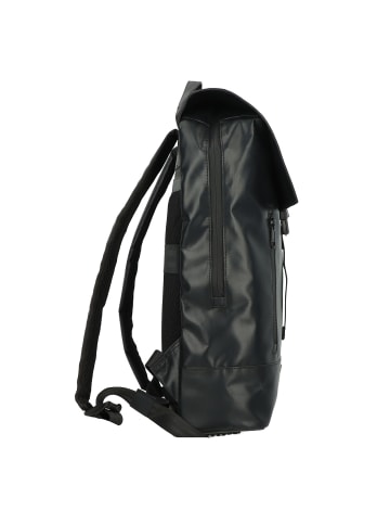 Greenburry Upcycled Tarpaulin Daypack 45 cm Laptopfach in black
