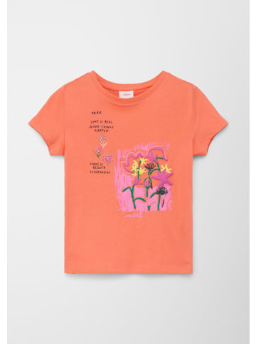 s.Oliver T-Shirt kurzarm in Orange