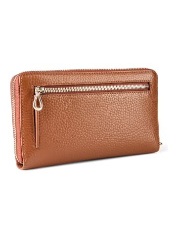 Esquire Alexandria Geldbörse RFID Schutz Leder 17 cm braun