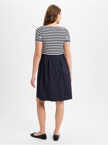 Robe Légère Kleid in marine weiß - 0001