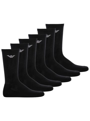 Emporio Armani Socken 6er Pack in Schwarz