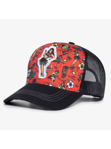 King Kerosin King Kerosin Trucker Cap Hawaii Honolulu in rot