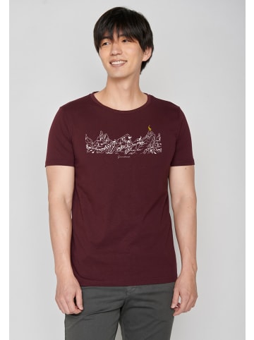 GreenBomb T-Shirt Nature Goats Family in Samt Regen