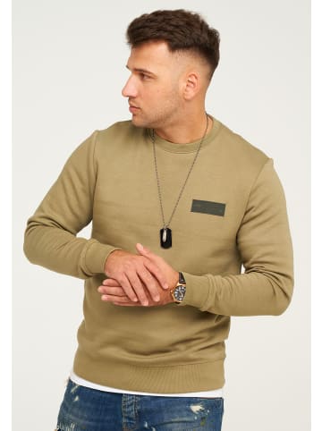 Jack & Jones Sweatshirt - POPS SWEAT CREW NECK Pullover in Aloe