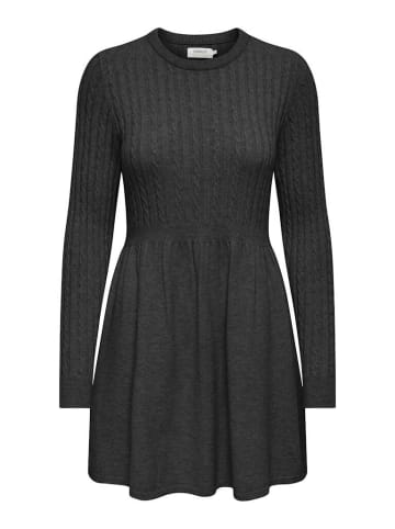 ONLY Kleid in Dark Grey Melange
