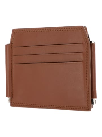 Golden Head Polo Geldbörse RFID Schutz Leder 11 cm Geldscheinklammer in cognac