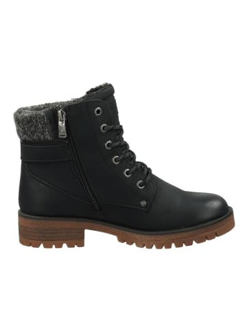 Tom Tailor Stiefelette in Schwarz