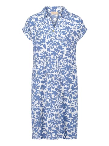 CARTOON Casual-Kleid mit überschnittenen Ärmeln in Weiß/Hellblau