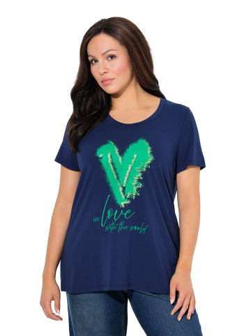 Ulla Popken Shirt in tintenblau