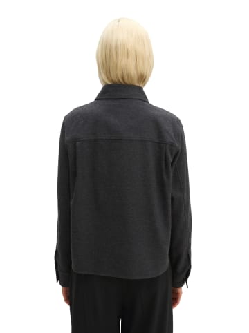 Marc O'Polo Flanellbluse regular in Schwarz