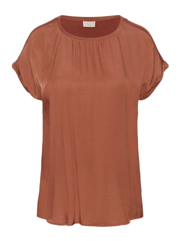 KAFFE curve Bluse langarm KCmilia Regular fit in Henna
