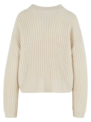 Urban Classics Urban Classics Ladies Wide Basic Oversized Sweater in whitesand