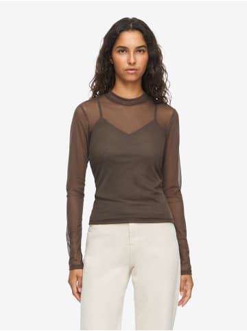 Noisy may Bluse in Chocolate Brown1