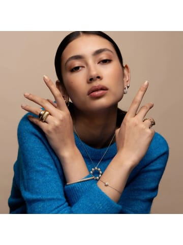 Ti Sento Milano Armband "mit Muschelkernperle bicolor 23006YP" in Weiß