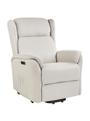 Beliani Sessel ELEGY in Beige - (W) 72 x (H) 86 x (L) 80 cm