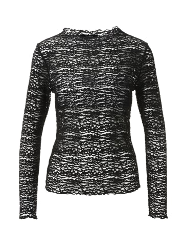 Aniston CASUAL Langarmshirt in schwarz