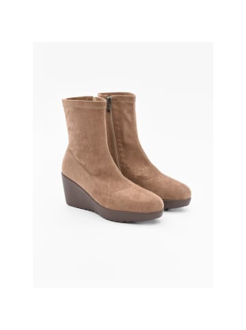 Purapiel Boots Damen-Keilstiefeletten, Farbe in Taupe