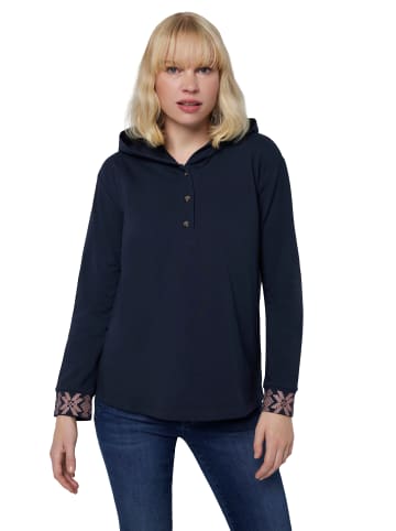 Gina Laura Longsleeve in dunkelblau