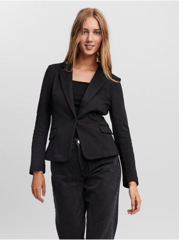 Vero Moda Blazer Basic Business Cardigan Jacke VMJULIA in Schwarz