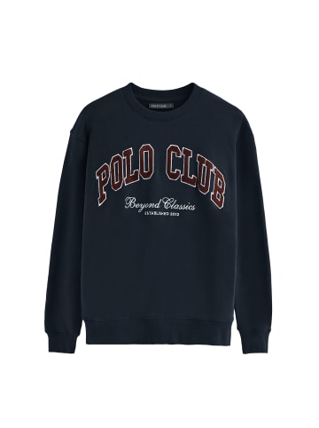 Polo Club Sweatshirt in Navy Blau