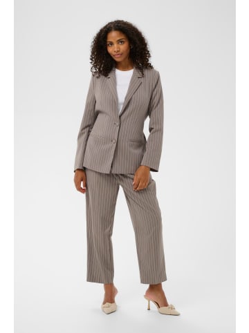 Kaffe Blazer KAmeril Regular fit in Beige Pinstripe