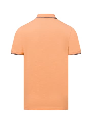 Nils Sundström Poloshirt in aprikot marine - 0010