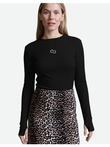 Cotton Candy Langarmshirt in black