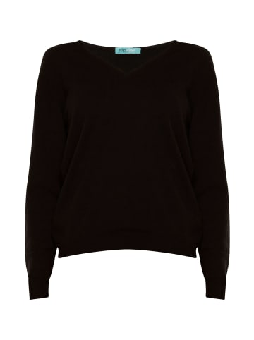 TOOCHE Pullover & Strickjacke "Pulli V-Ausschnitt" in Schwarz
