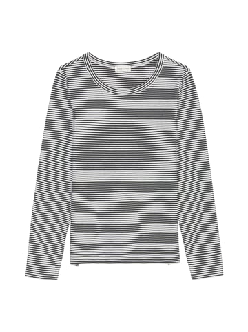 Marc O'Polo Gestreiftes Longsleeve regular in multi/ deep night blue