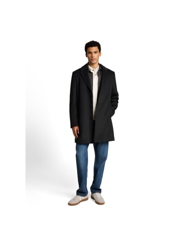TOM TAILOR Denim Mantel in dark grey melange twill