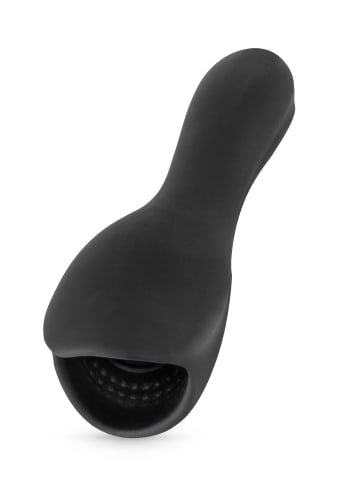 Rebel Masturbator mit Vibration Glans Masturbator with 3 attachable Dilators in schwarz