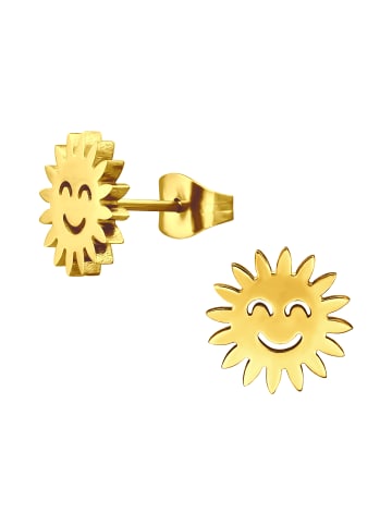 Bungsa Ohrstecker in Gold