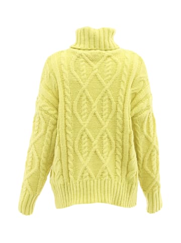 myMo Rollkragenpullover in LIMETTE