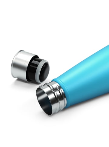 LA VAGUE GRAVITY Edelstahl-Isolierflasche in mattblau