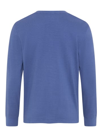 Delmao Henleyshirt in blau