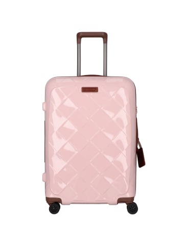 Stratic Leather & More 4-Rollen Trolley 65 cm in rose