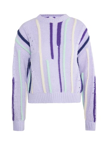 IZIA Damen Pullover in Helllila Mehrfarbig