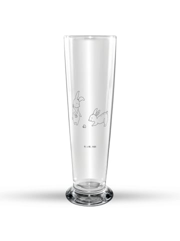 Mr. & Mrs. Panda Bierglas Hasen Muschel ohne Spruch in Transparent