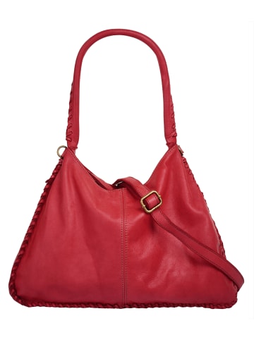 Samantha Look Shopper echt Leder in rot